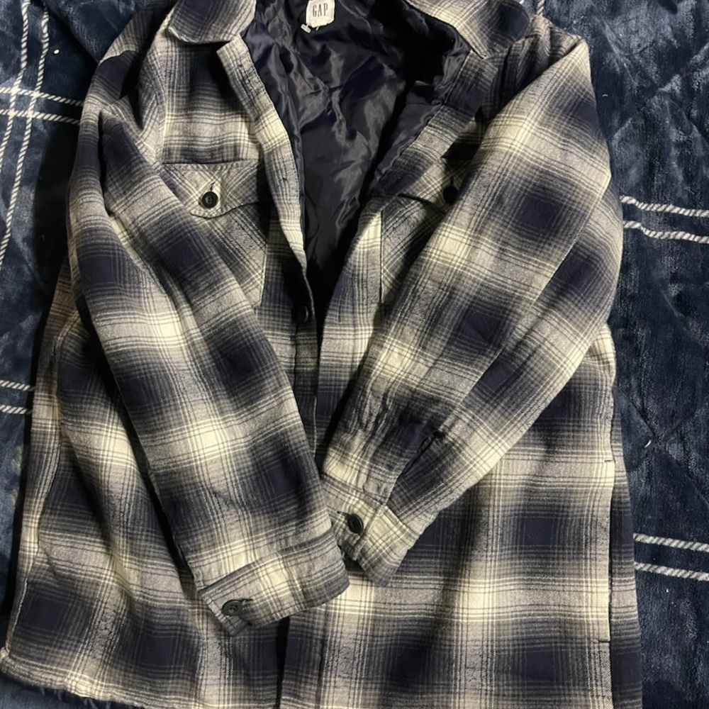 Gap Men's Flannel Shirt/Jacket - Picture 6 of 6